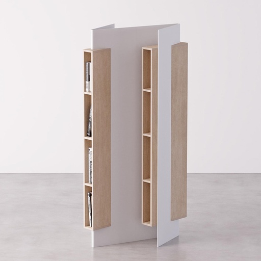 Engineered Wood Open Book Shelf